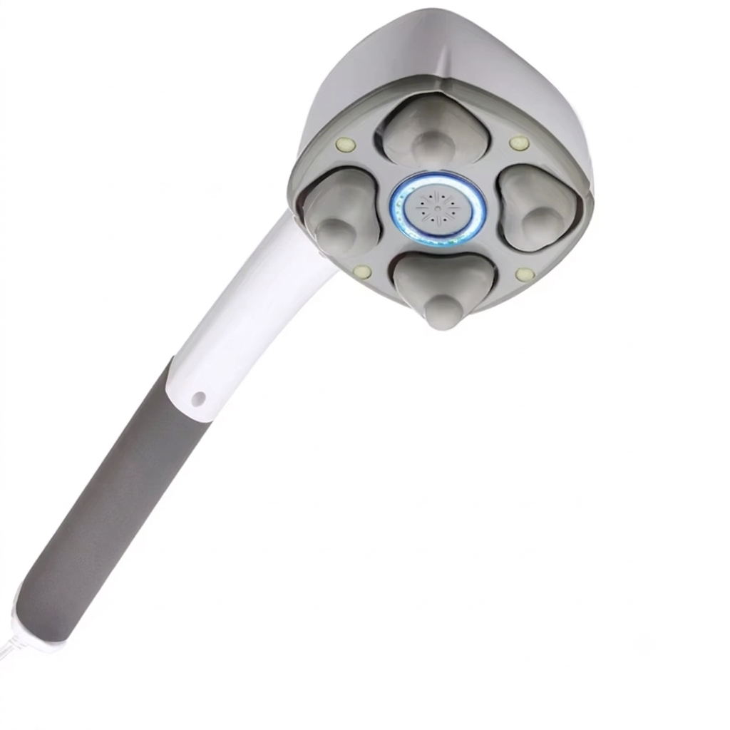 vibromasseur électrique Vibromasseur électrique 4 têtes rotatives avec voyant LED bleu