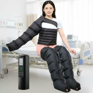 Appareil de pressothérapie pneumatique avec jambières bras et ceinture de compression